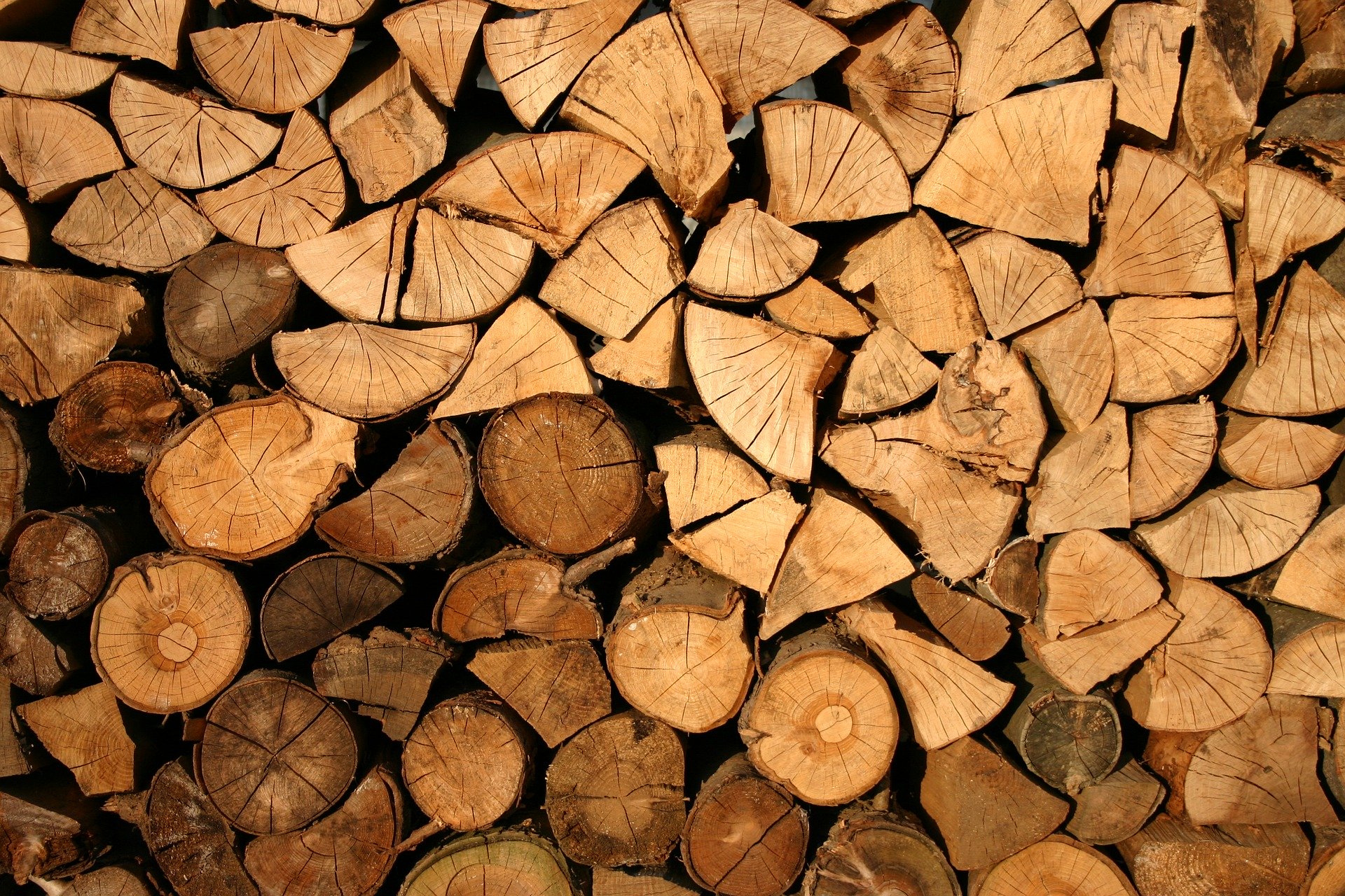 Rondins de bois de chauffage
