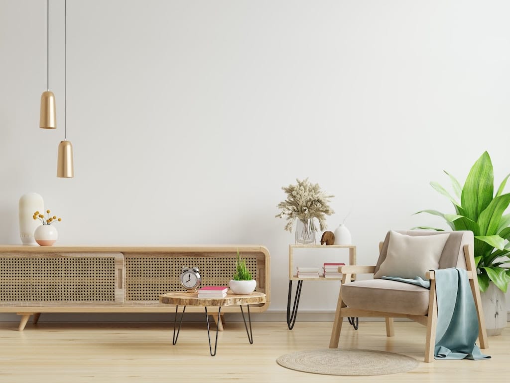 Plantes qui assainissent l'air d'un salon cosy
